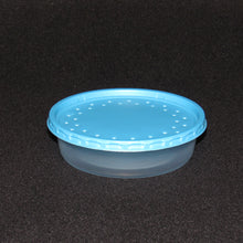 Load image into Gallery viewer, Clear Plastic Live Bait Cup - Insect Cup with Blue Lid