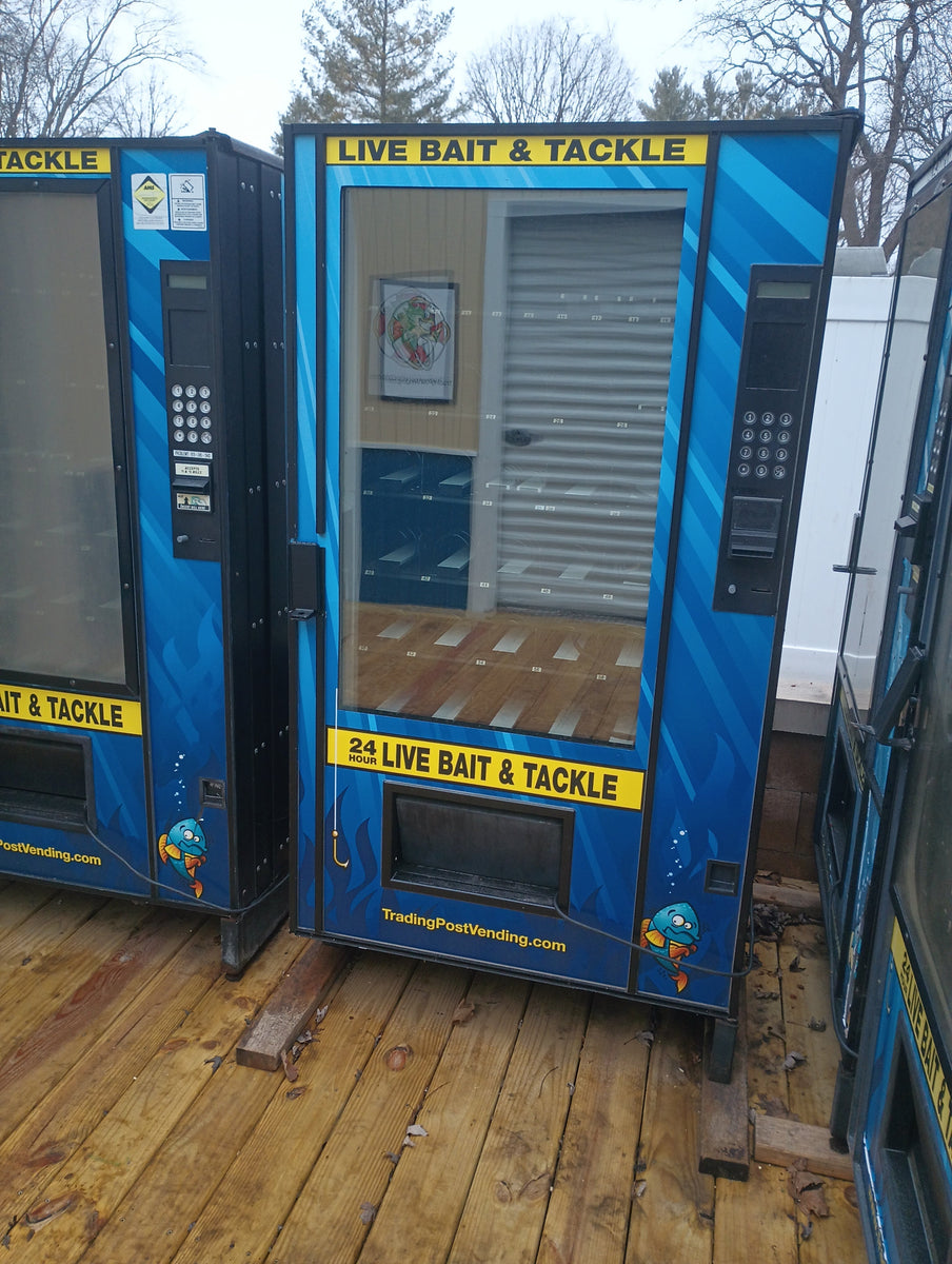Refurbished Live Bait Vending Machine – Trading Post Vending LLC